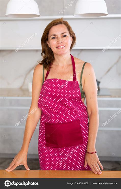 Erotic Nude Woman Apron Home Kitchen Stock Photo By Jim Filim 666185862