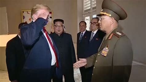 Donald Trump Salutes North Korean General