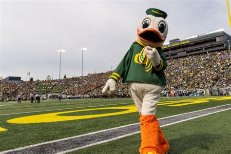The Oregon Duck Once Again Ranked Prominently Among Top Mascots In