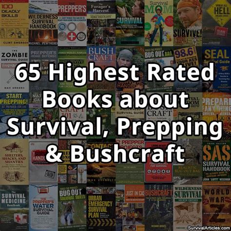 65 Highest Rated Books About Survival Prepping And Bushcraft Survival