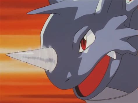 Gigantic pokemon just strikes a wide line that ignores walls. Image - Pietra Rhydon Horn Drill.png | Pokémon Wiki ...