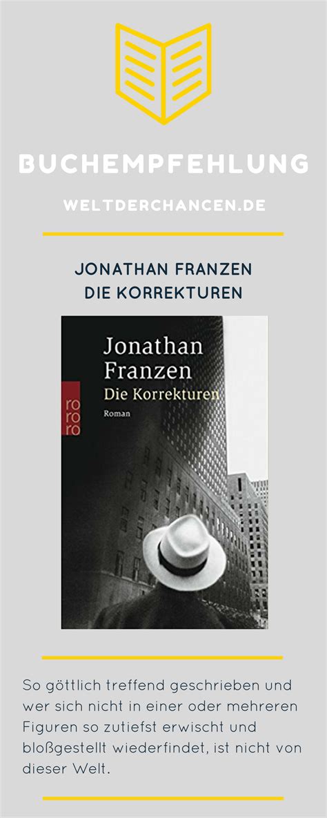 Buchempfehlung Jonathan Franzen Die Korrekturen Roman Gesellschaft