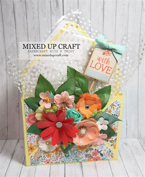 Beautiful Envelope Box Bouquet Card