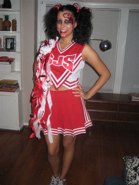 Homemade Cheerleader Costume