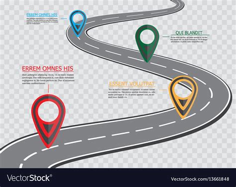 Street Road Map On Checkered Background Business Vector Image