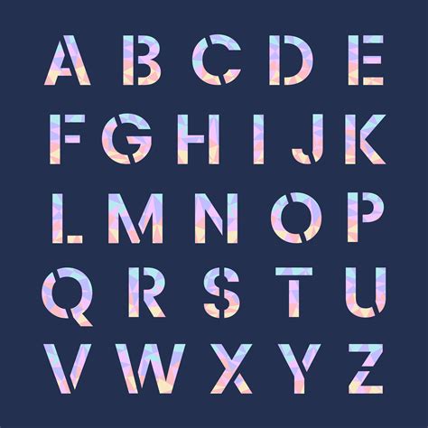 The exact shape of printed letters varies depending on the typeface (and font), and the standard printed form may differ significantly from the shape of . The English Alphabet capital letters vector - Download Free Vectors ...