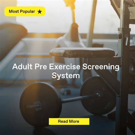 Adult Pre Exercise Screening System Ausactive