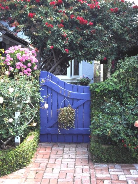 Floral Garden Gates In Bold Color Garden Lovers Club