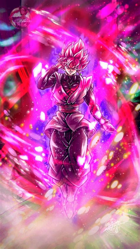 The Dragon Ball Character Is Surrounded By Colorful Lights