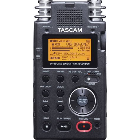 Tascam Dr 100mkii Portable 2 Channel Linear Pcm Dr 100mkii Bandh