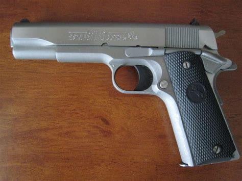 Colt Series 80 Government Model 1911 45 Acp Stainless For Sale At