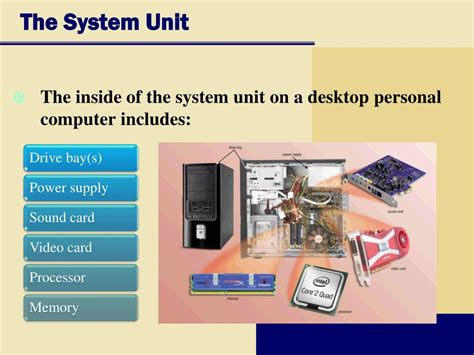 Ppt Chapter 4 The Components Of The System Unit Powerpoint
