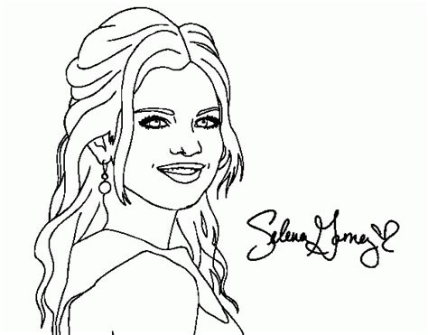 Coloring pages online with selena gomez. Coloring Pages Of Selena Gomez - Coloring Home