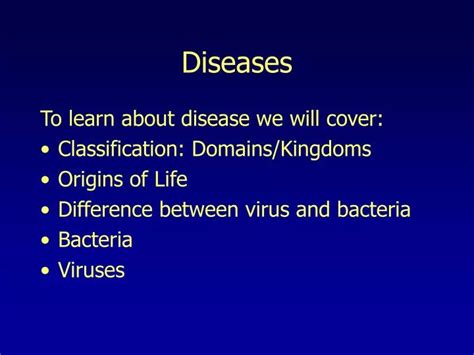 Ppt Diseases Powerpoint Presentation Free Download Id1154246