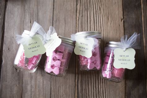 Invitations are the first thing that your guests will see about your shower and offer the perfect chance to set the tone for a fun and festive event. Bridal Shower Party Favor- Pedicures in a Jar | Kelsey Bang
