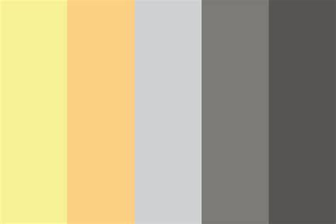 Yellow Blue Gray Color Palette