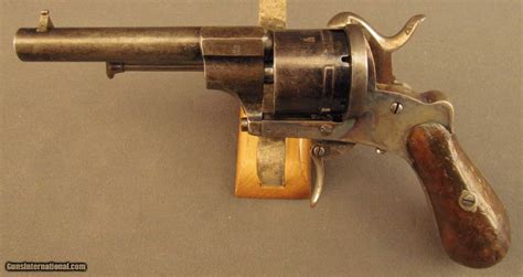 Lefaucheux Pinfire Revolver Belgian Proofed Folding Trigger