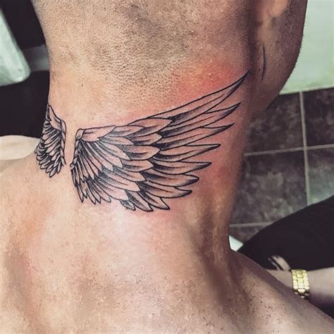 Tattoos For Men Neck Wing Tattoo Wing Tattoos Neck Tattoo Back Of