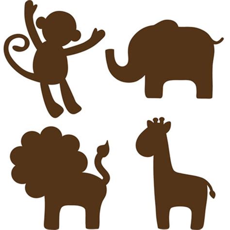 Jungle Animal Silhouette Clipart 10 Free Cliparts Download Images On