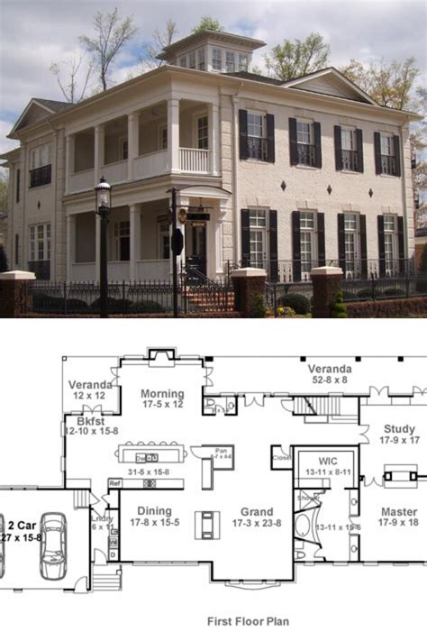 Two Story Bedroom Charleston Home Floor Plan Charleston House