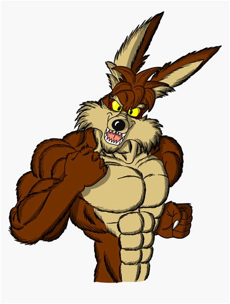 Dragon Ball Basic Form Wile E Wile E Coyote Muscles Hd Png Download