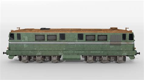 Romanian Diesel Locomotive 3d Model 22 3ds Dae Fbx Obj Stl