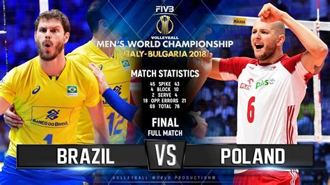 Gold Collection Brazil Vs Poland Final Full Match 2018 Fivb