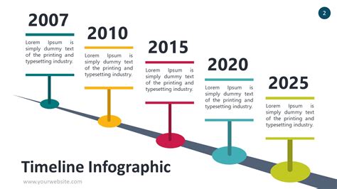 Timeline Infographic Template For Presentations