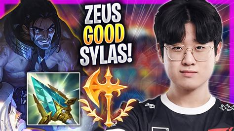 ZEUS IS SO GOOD WITH SYLAS T1 Zeus Plays Sylas TOP Vs Jayce