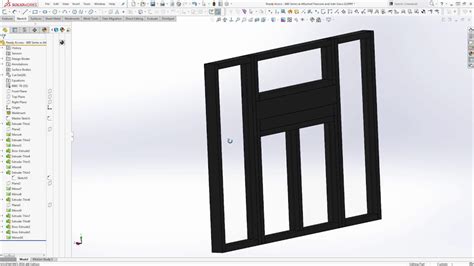 Solidworks Architecture Quick Video On Creating A Service Window W