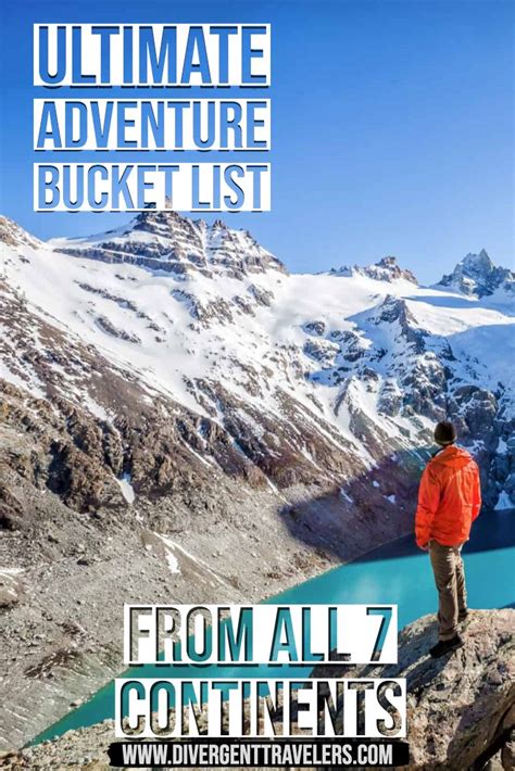 Ultimate Adventure Bucket List From All 7 Continents Putting