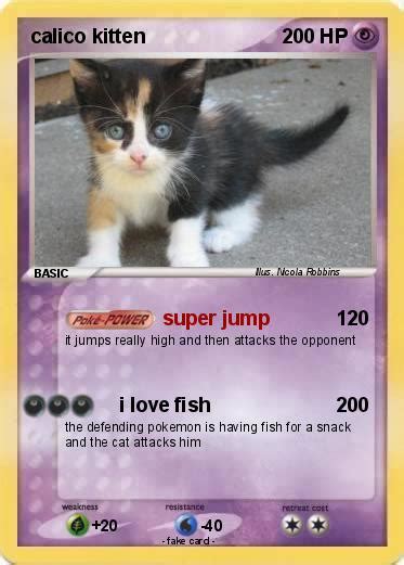 Pokémon Calico Kitten Super Jump My Pokemon Card