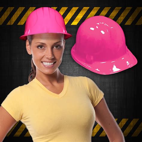 Novelty Plastic Construction Hats Imprintable Hats
