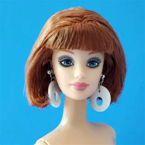 Vintage Barbie Titian Hair Nude Bendable Leg American Girl Hoop Earrings Repro 6964 Picclick