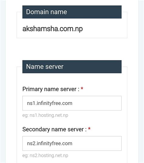 Connecting Domain Error Hosting Support Infinityfree Forum