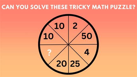 Brain Teaser Iq Test Can You Solve These Tricky Math Puzzle News