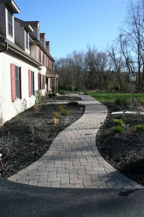 Though pricey relative to other materials, pavers require less. 31 Most Popular Paver Walkway Design Ideas | Paver walkway ...