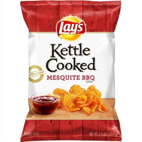 Lays Mesquite Bbq Kettle Cooked Potato Chips 25 Oz Kroger