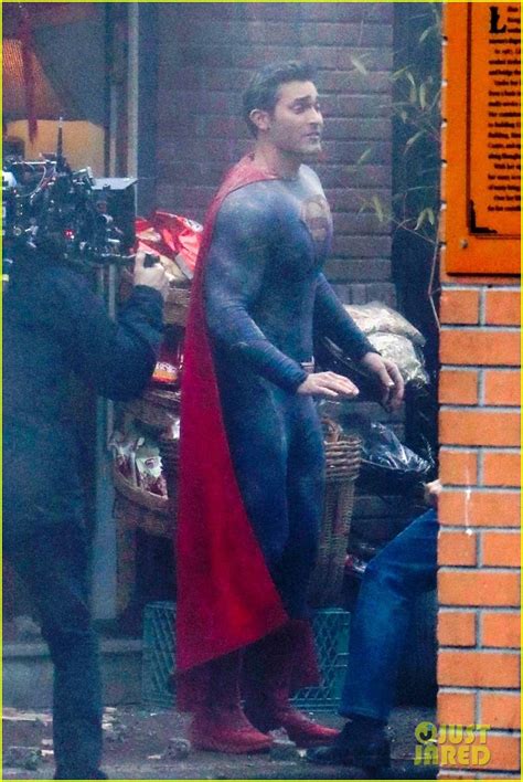 Tyler hoechlin as clark kent/superman. Tyler Hoechlin Debuts New Superman Suit on Set of ...