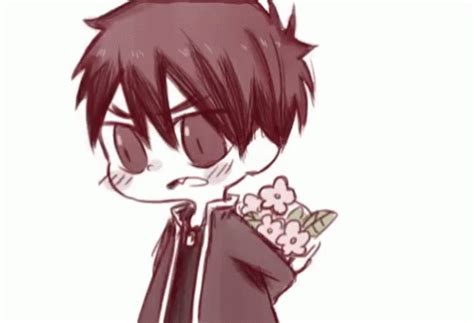 Anime Boy GIF - Anime Boy Flowers - Discover & Share GIFs