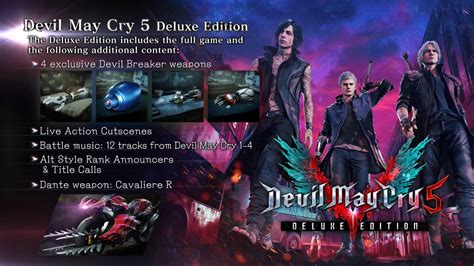 Devil May Cry 5 Se Revela El Contenido De La Deluxe Edition Incluido