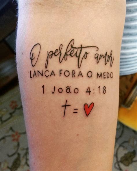 Tatuagem De Frases B Blicas Ideias Para Quem Tem F