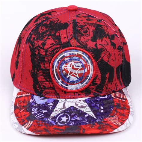 Captain America All Red Funky Swag Streetwear Snapback Hat Cap