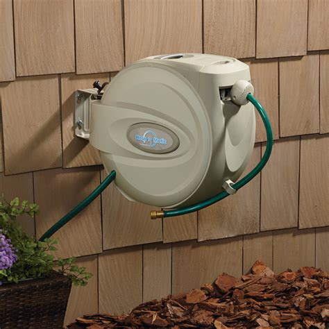 Hose A Matic Wall Mount Garden Hose Reel Holds In X Ft Hose