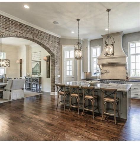 Brick Arch For Dining Legend Homes Kitchen Remodel Kitchen Decor