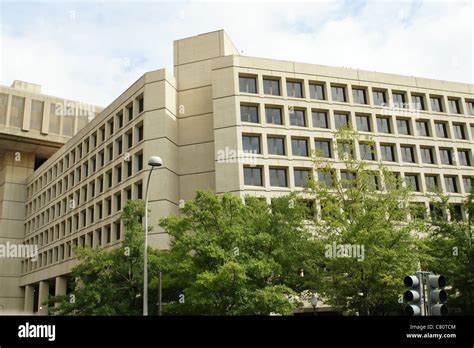 Fbi Building Washington Dc Stock Photo Alamy
