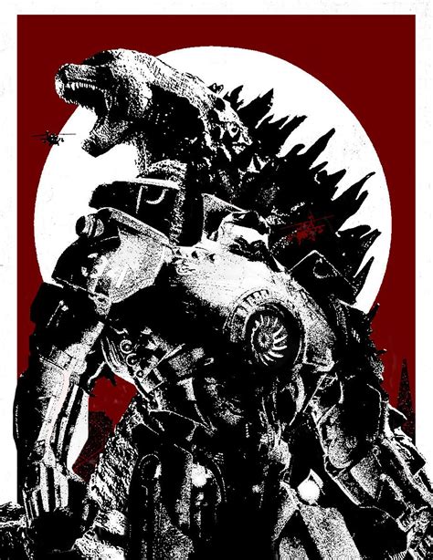 The fourth film in legendary pictures' monsterverse, godzilla vs. I put together this Gipsy Danger/Godzilla poster. | Gipsy ...