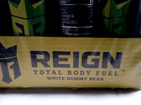Reign Total Body Fuel White Gummy Bear 16 Fl Oz 12 Pk Dutch Goat