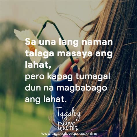 Sa Una Lang Naman Talaga Tagalog Love Quotes