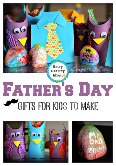 Even if he's hard to we may earn a commission from these links. Cute Fathers Day Gifts for kids to make - Artsy Craftsy Mom